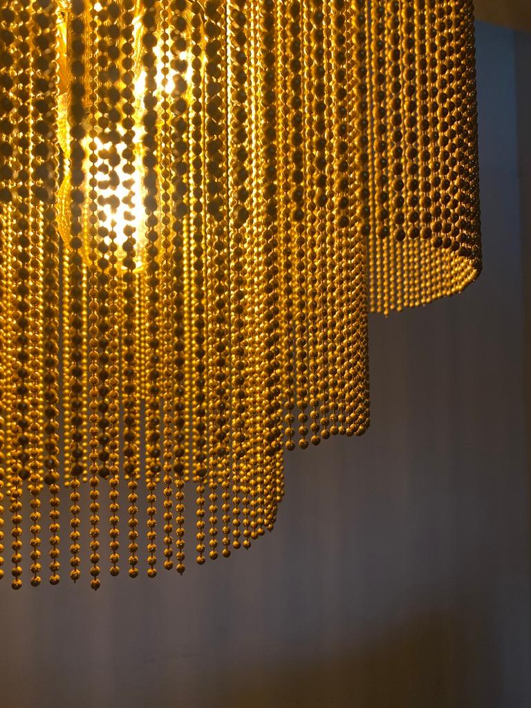 Kinkeldey stunning brass chandelier- 1960 Germany For Sale 5