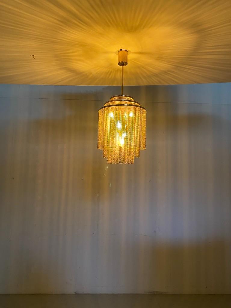 Kinkeldey stunning brass chandelier- 1960 Germany For Sale 6