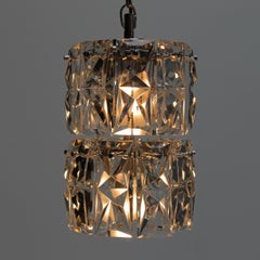 Kinkeldey Two Tier Pendant with Faceted Crystals