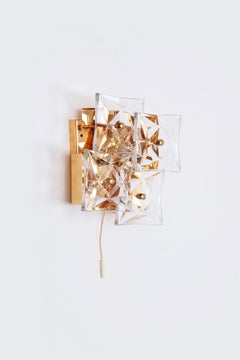 Kinkeldey wall lamp Gold-Plated Germany 1970