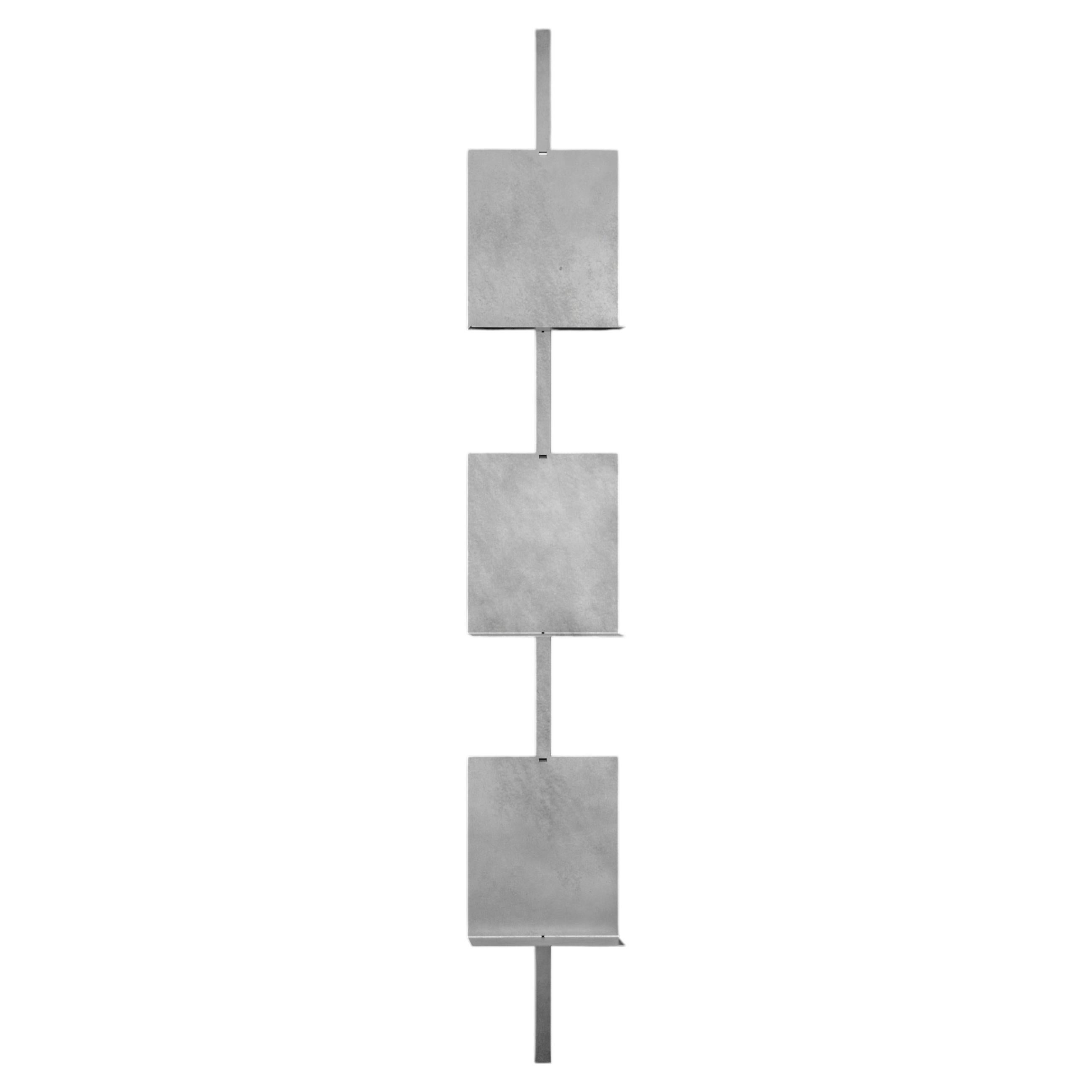 Kinko Shelf in Stainless Steel by Zincutec