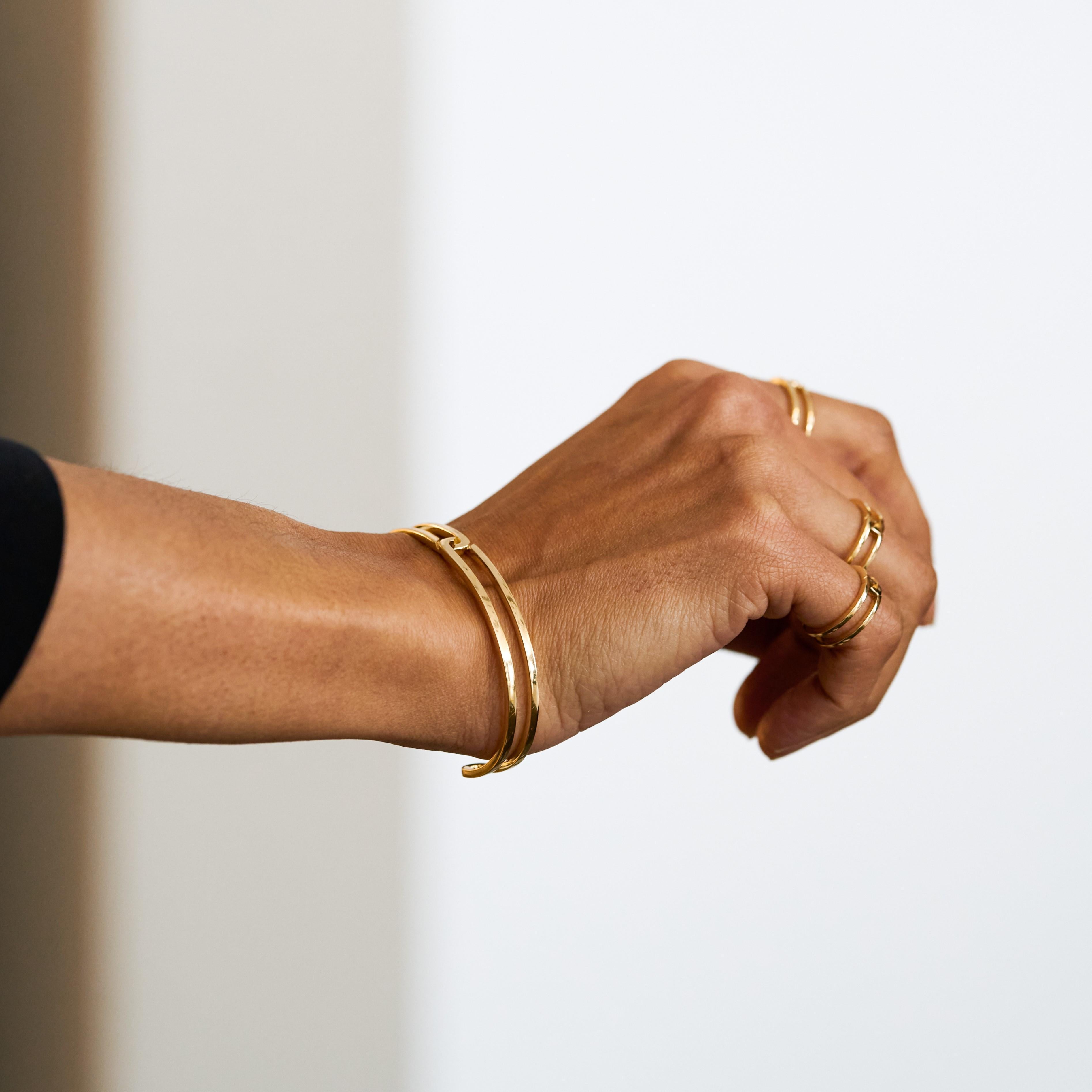 Women's or Men's KINRADEN BLAST Bracelet - 18k Gold