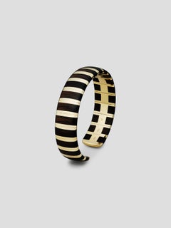 KINRADEN HELENA Bracelet in 18K Gold and Mpingo Blackwood from Tanzania