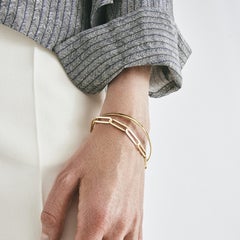 KINRADEN INHALING HIM SMALL Bracelet - 18k gold, 1 silver link