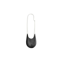 Kinraden Ionic Mpingo-Ohrring aus Sterlingsilber