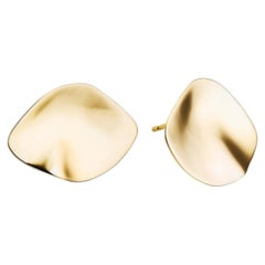 KINRADEN LUMEN Ohrringe, Größe Medium, aus 18-karätigem Gold (Paar)