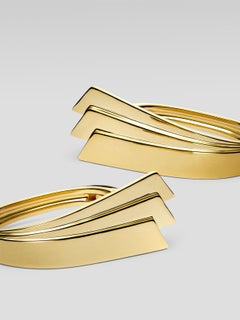 KINRADEN SYMMETRY Ohrringe aus 18-karätigem Gold (Paar)