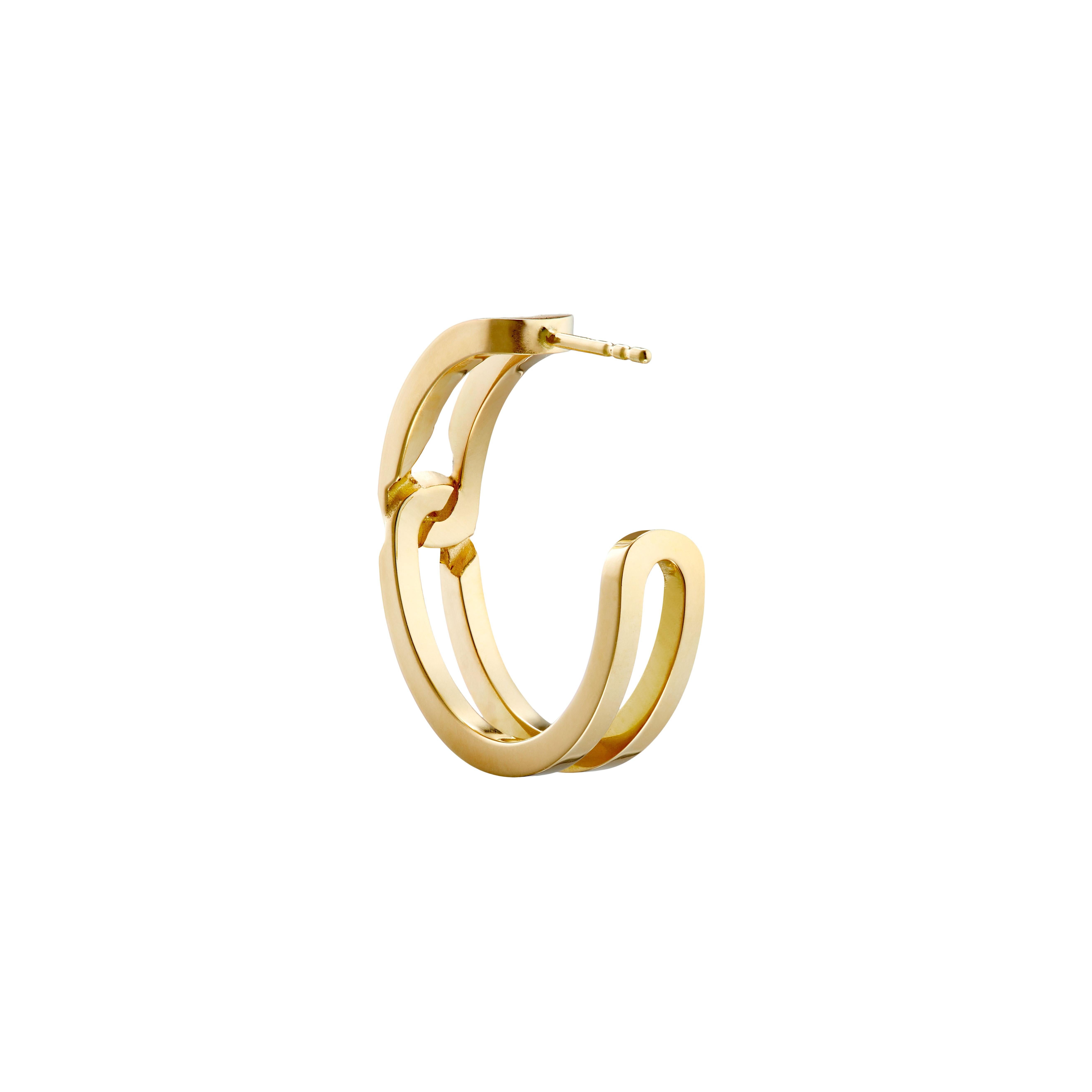 Women's or Men's KINRADEN THE GASP LARGE Earring - 18k gold For Sale