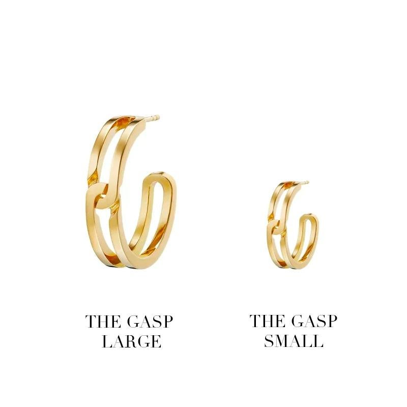 KINRADEN THE GASP LARGE Earring - 18k gold For Sale 2