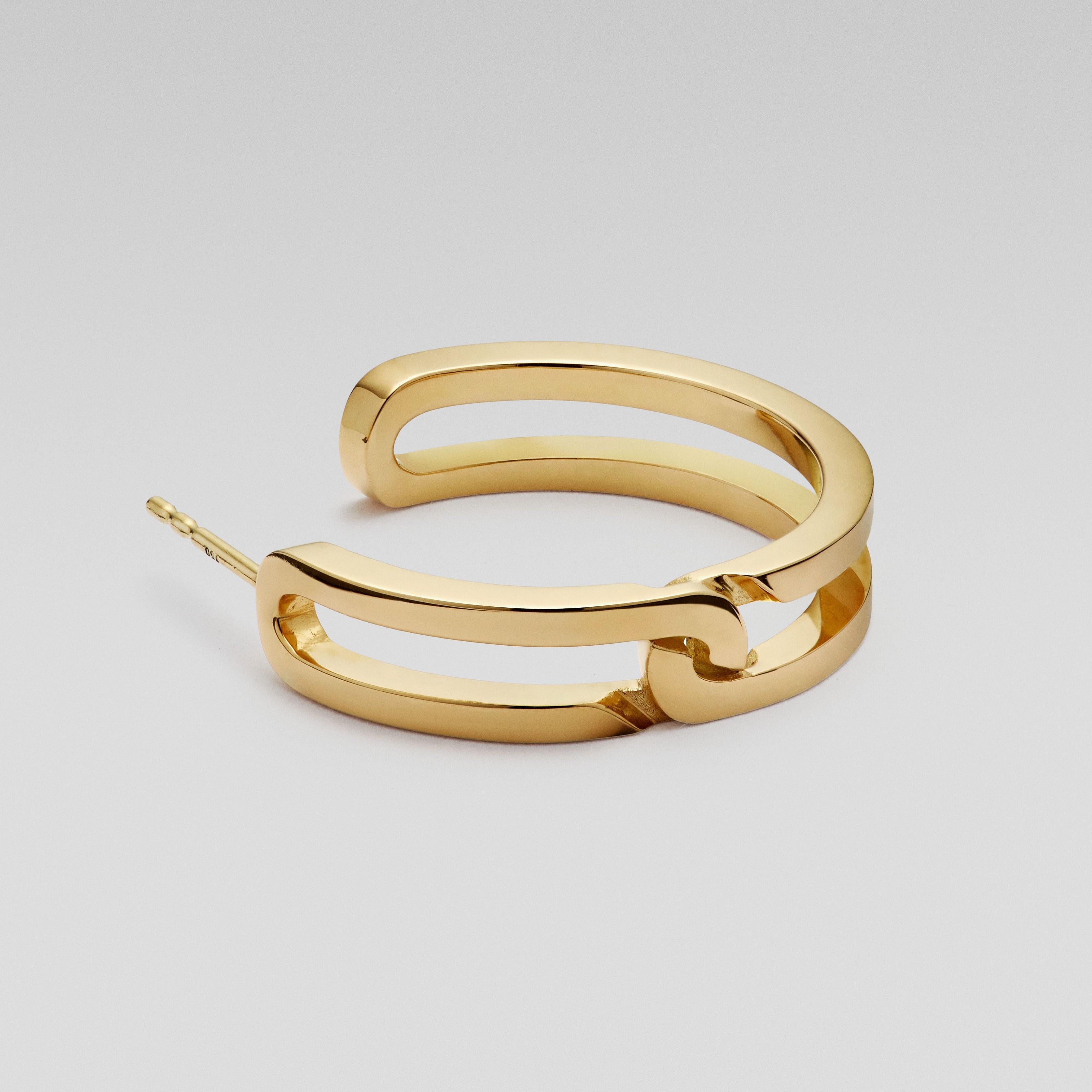KINRADEN THE GASP LARGE Earring - 18k gold For Sale 3