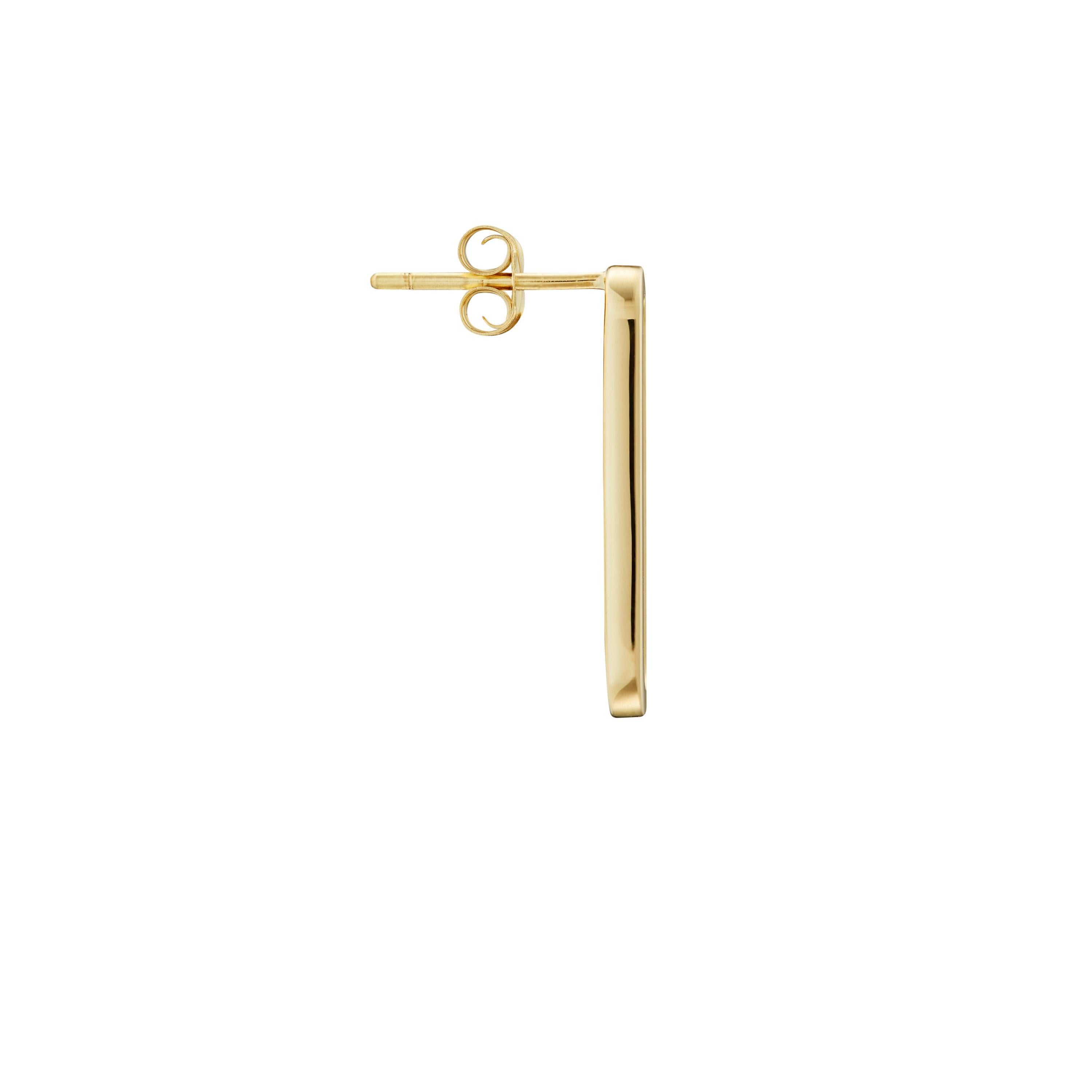 KINRADEN THE SIGH I SMALL Earring - 18k gold (a pair) In New Condition For Sale In København, DK