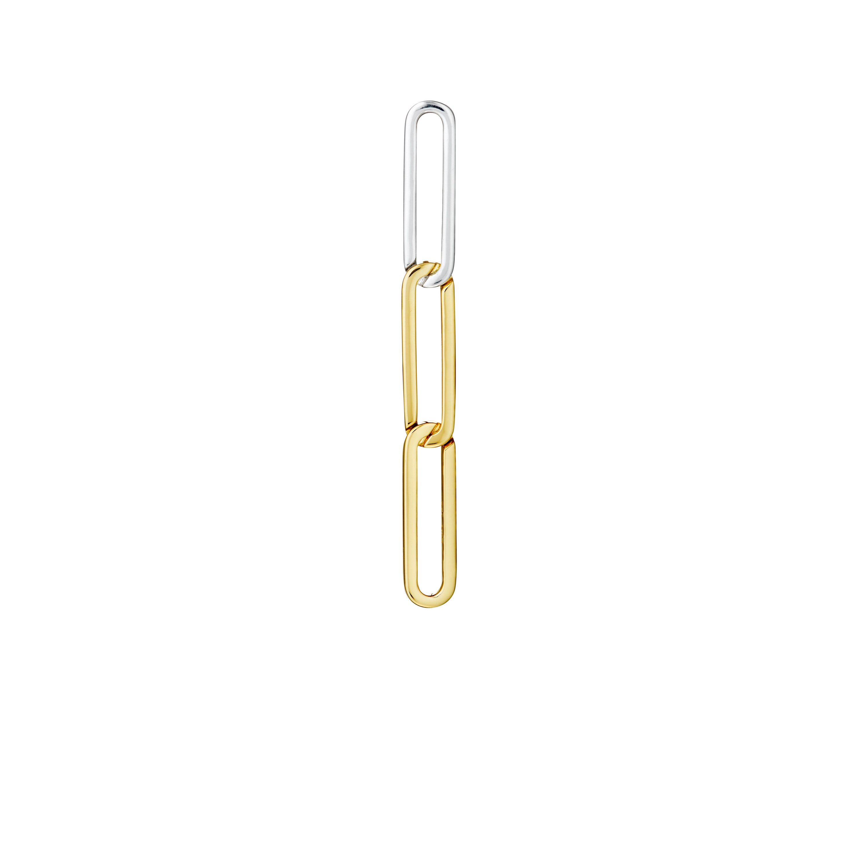 KINRADEN THE SIGH III MEDIUM Earring - 18k gold, 1 silver link