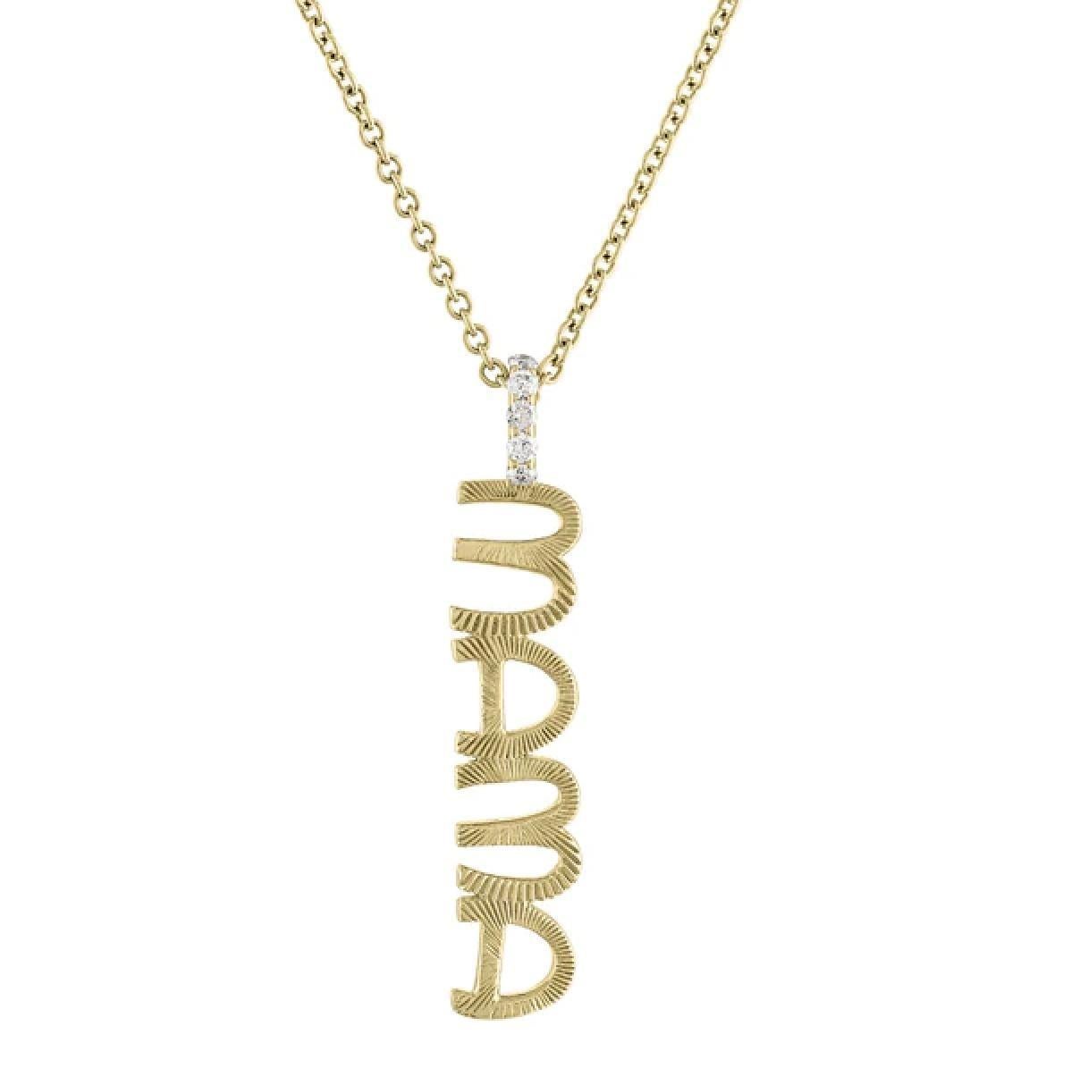 Necklace Information
Diamond Type : Natural Diamond
Metal : 14k
Metal Color : Yellow Gold
Dimensions : 6MM H
Diamond Carat Weight : 0.04ttcw
Length : 18 Inches
Lead Time : 4-8 Weeks (If out of Stock)

JEWELRY CARE
Over the course of time, body oil