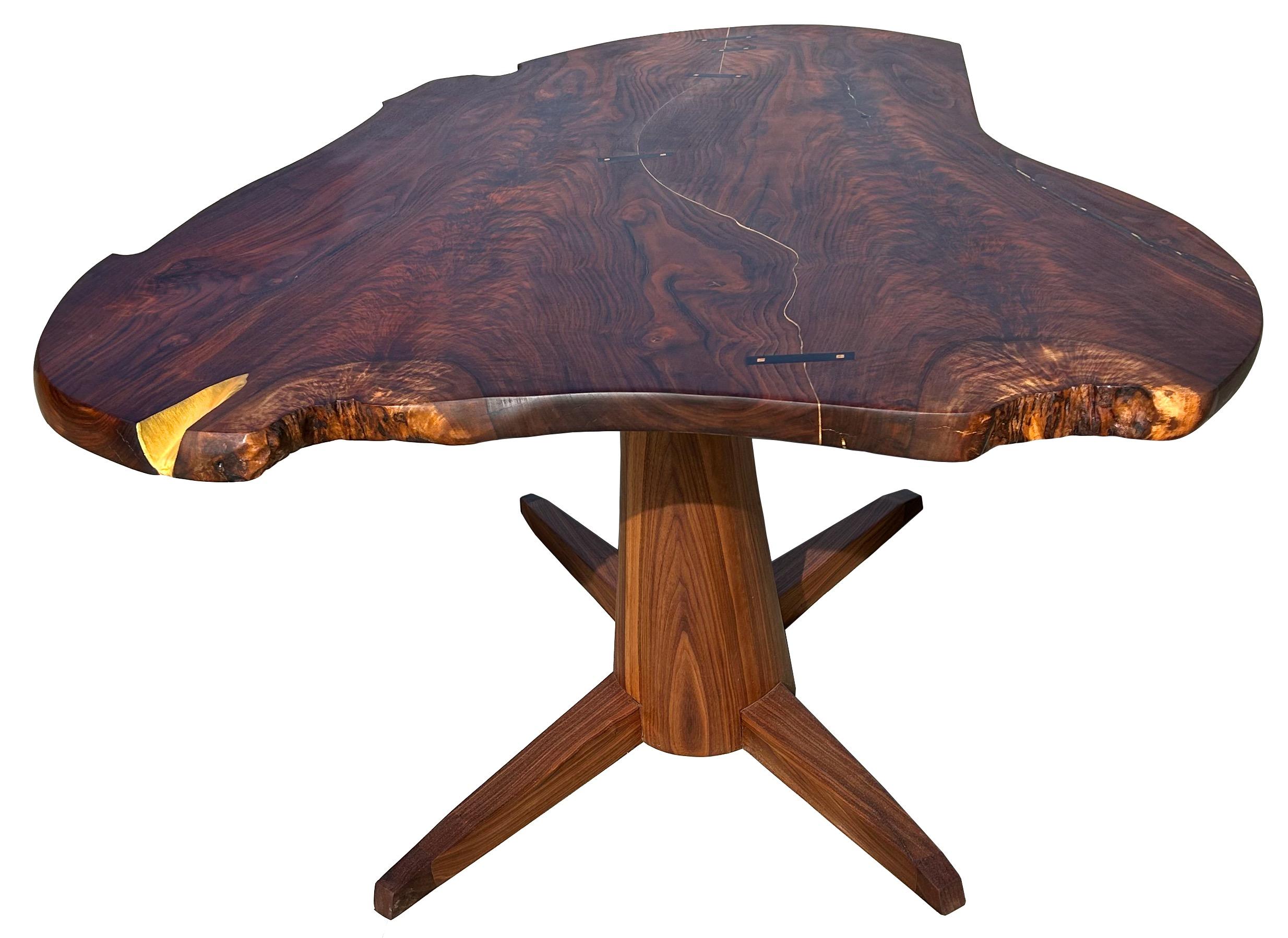 Contemporary Kintsugi ( 金継ぎ ) Dining Table For Sale