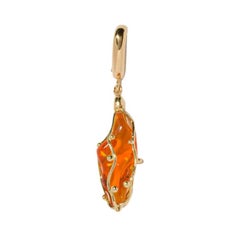 Milamore Fine Jewelry Kintsugi Fire Opal Charm