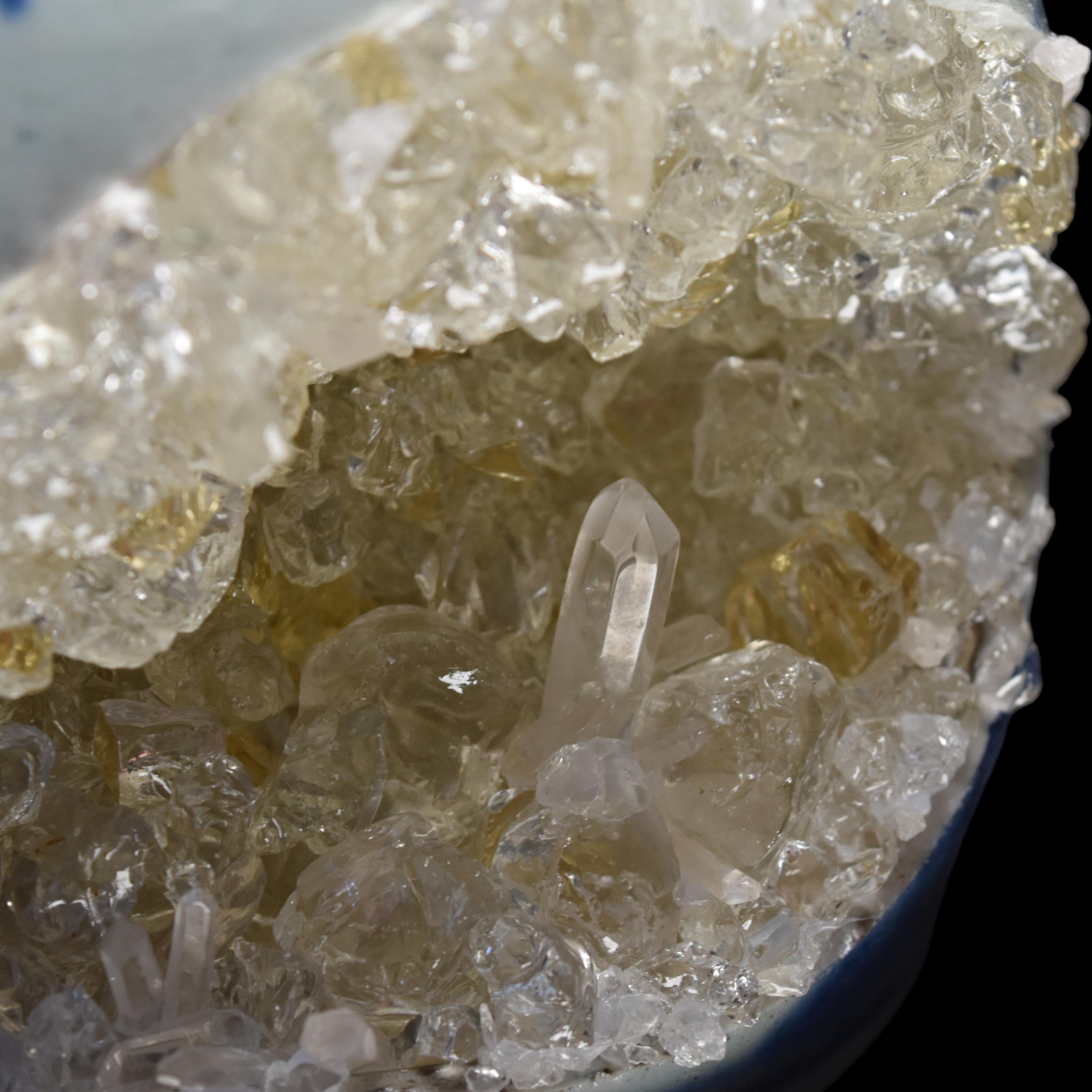Vaso geode Kintsugi con oro In condizioni Nuovo in vendita a MEAUX, FR