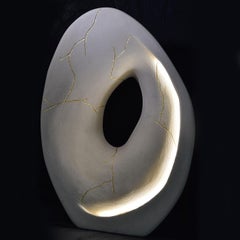 Lampada scultura in pietra di Kintsugi Lecce #1