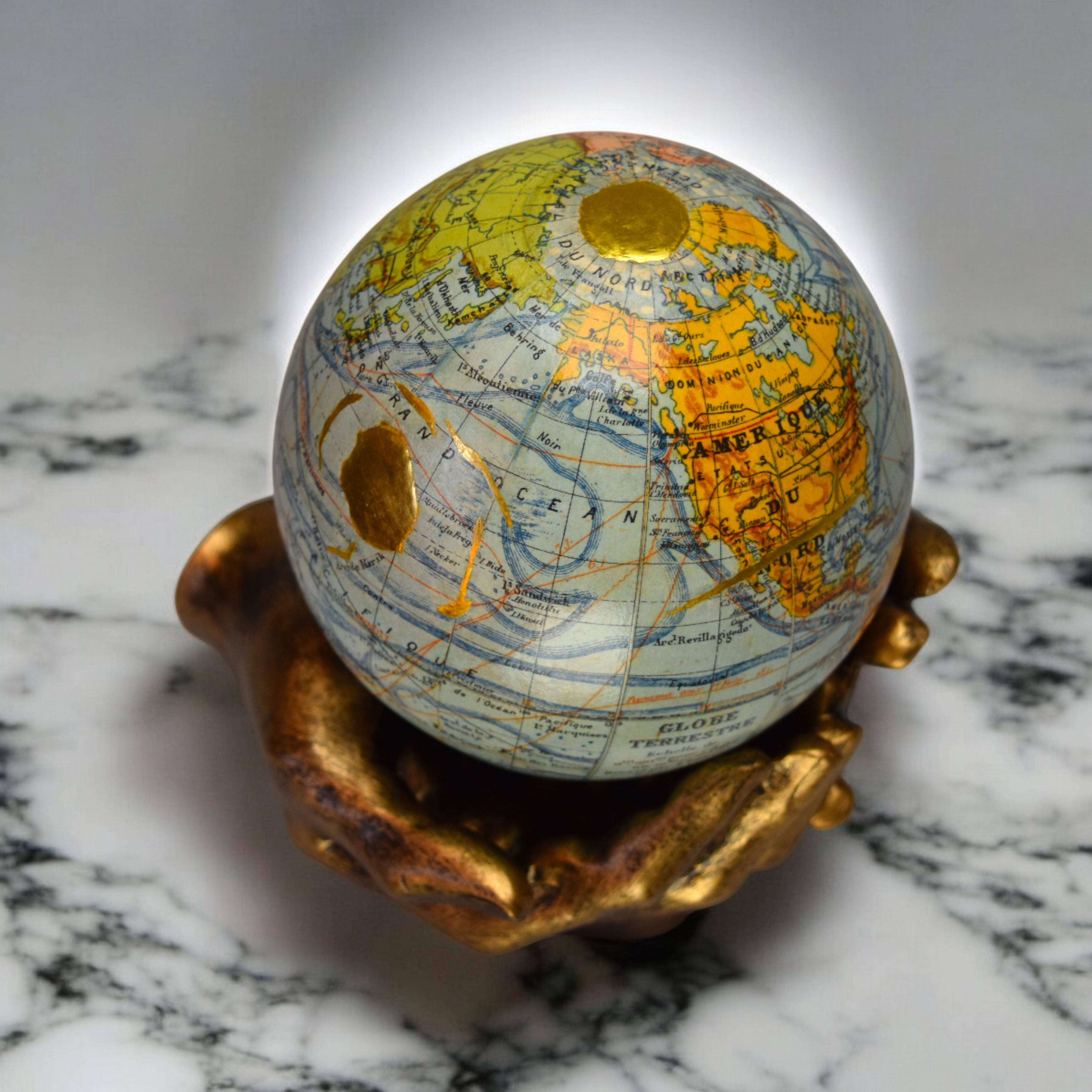 Francese Globo terrestre Kintsugi 