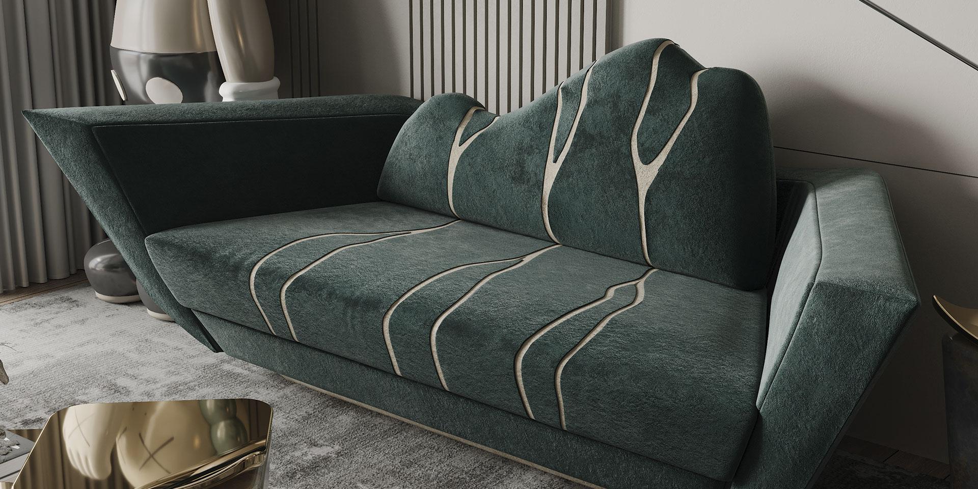 Kintsukuroi Sofa by Alma De Luce In New Condition For Sale In Joane, PT