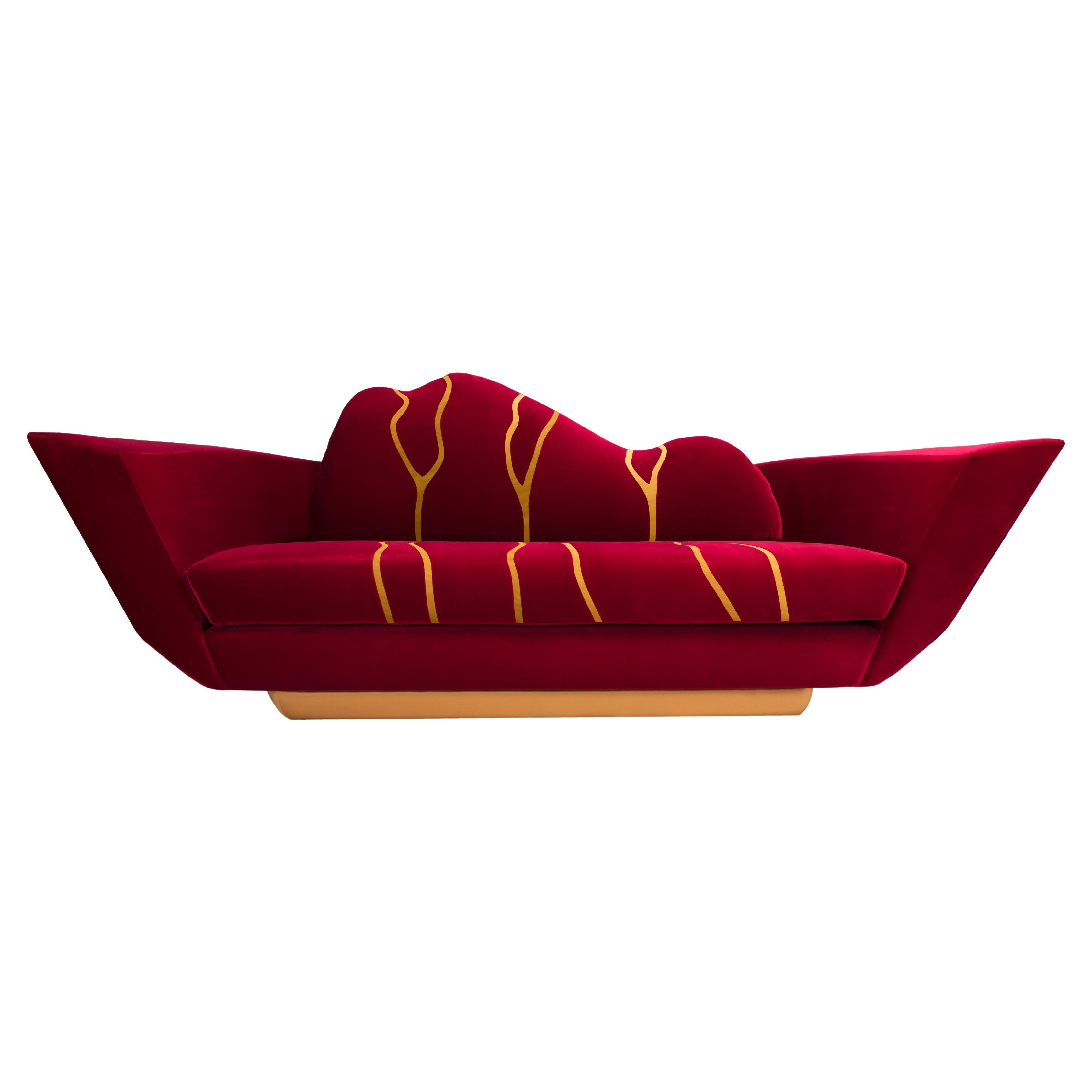 Kintsukuroi-Sofa von Alma De Luce im Angebot