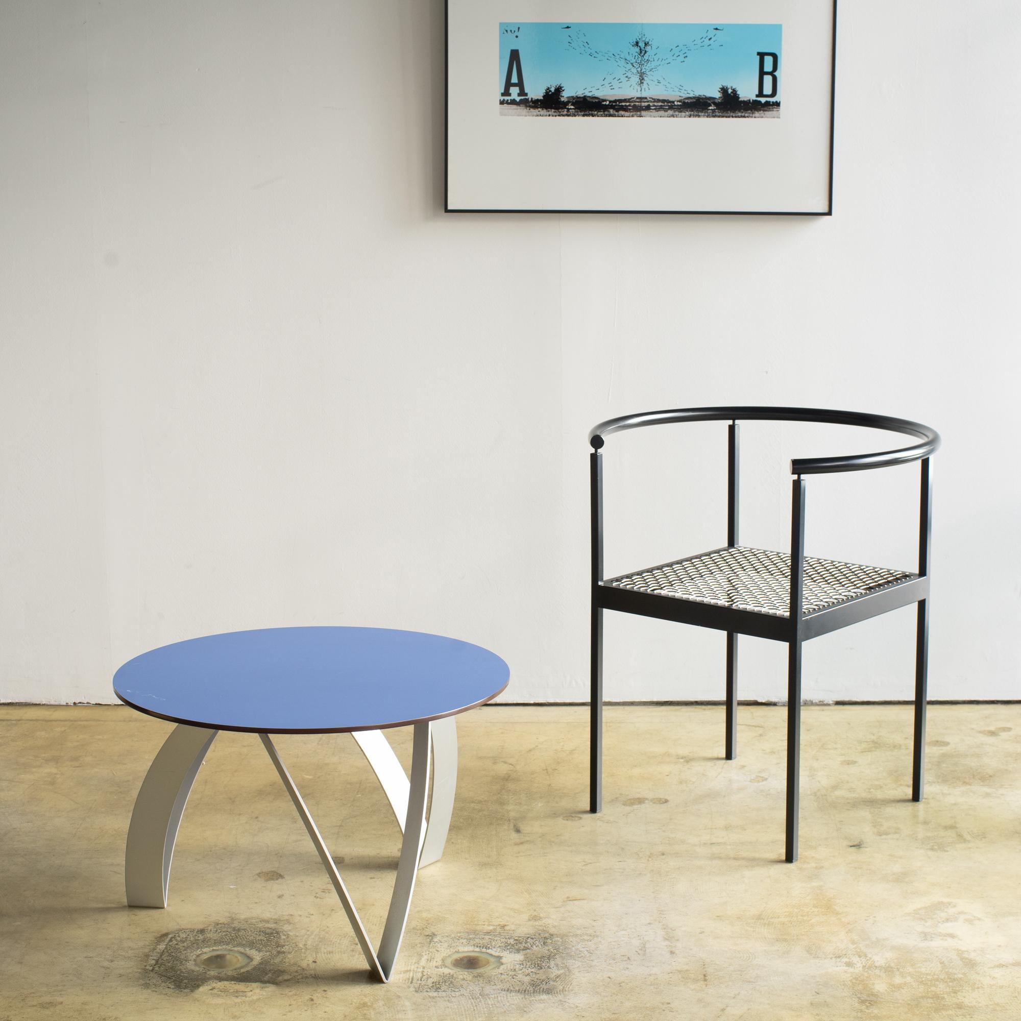 Fin du 20e siècle Table d'appoint Kioko De Pas, D'urbino, Lomazzi postmodern 80s style en vente