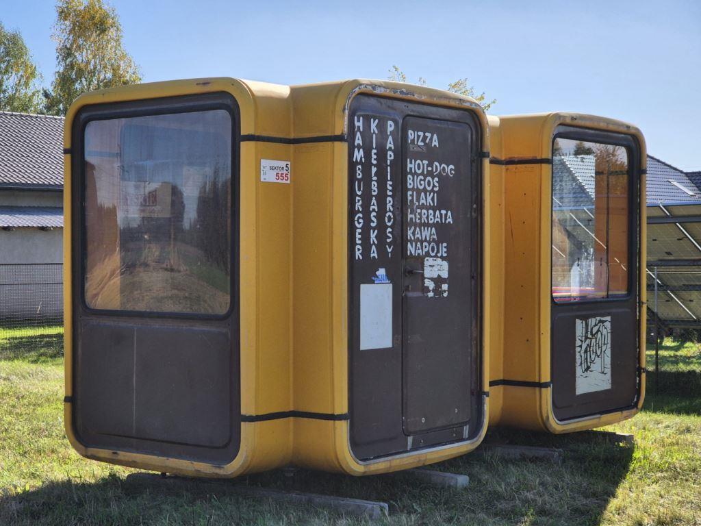 Vetroresina Kiosk K67 Double Yugokiosk by Saša Müchtig for Imgrad, 1988 in vendita