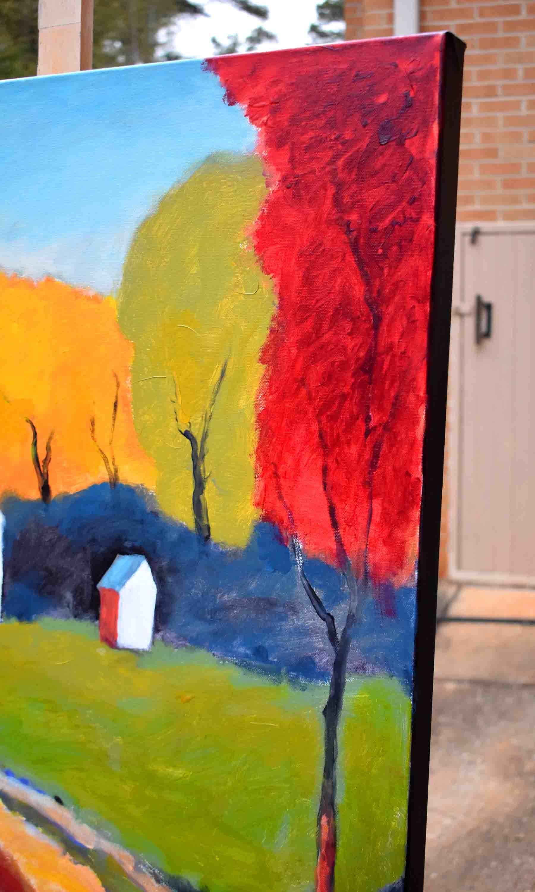 Autumn on the Farm - Painting by Kip Decker