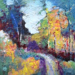 Road to Pickens County, Abstract Painting