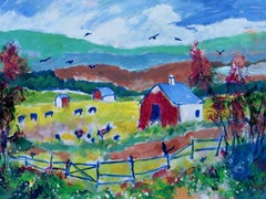 Upstate Farm, Original Painting
