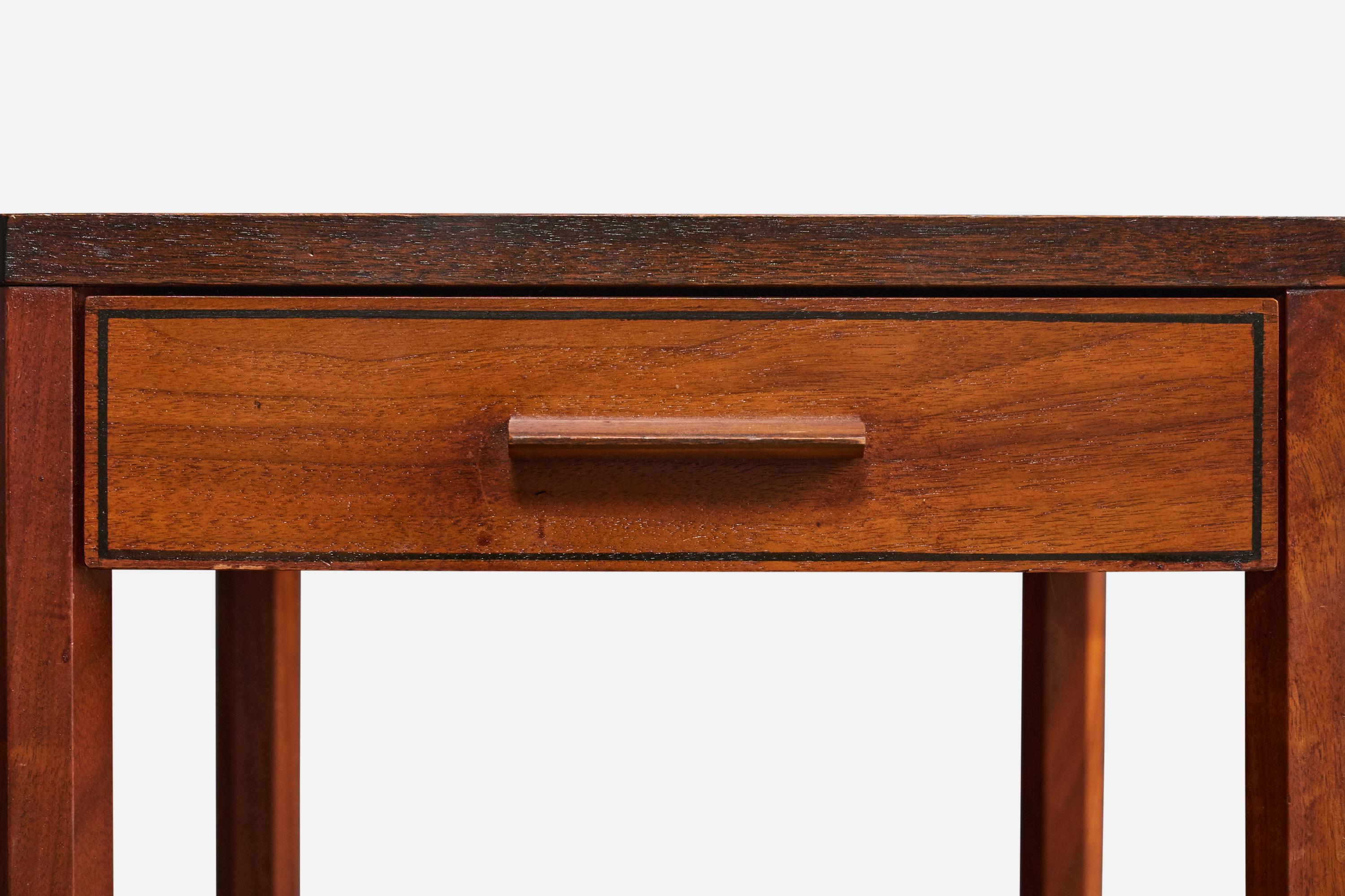 Kipp Stewart And Stewart MacDougal, Side Table, Walnut, Cane, USA, 1950s 6