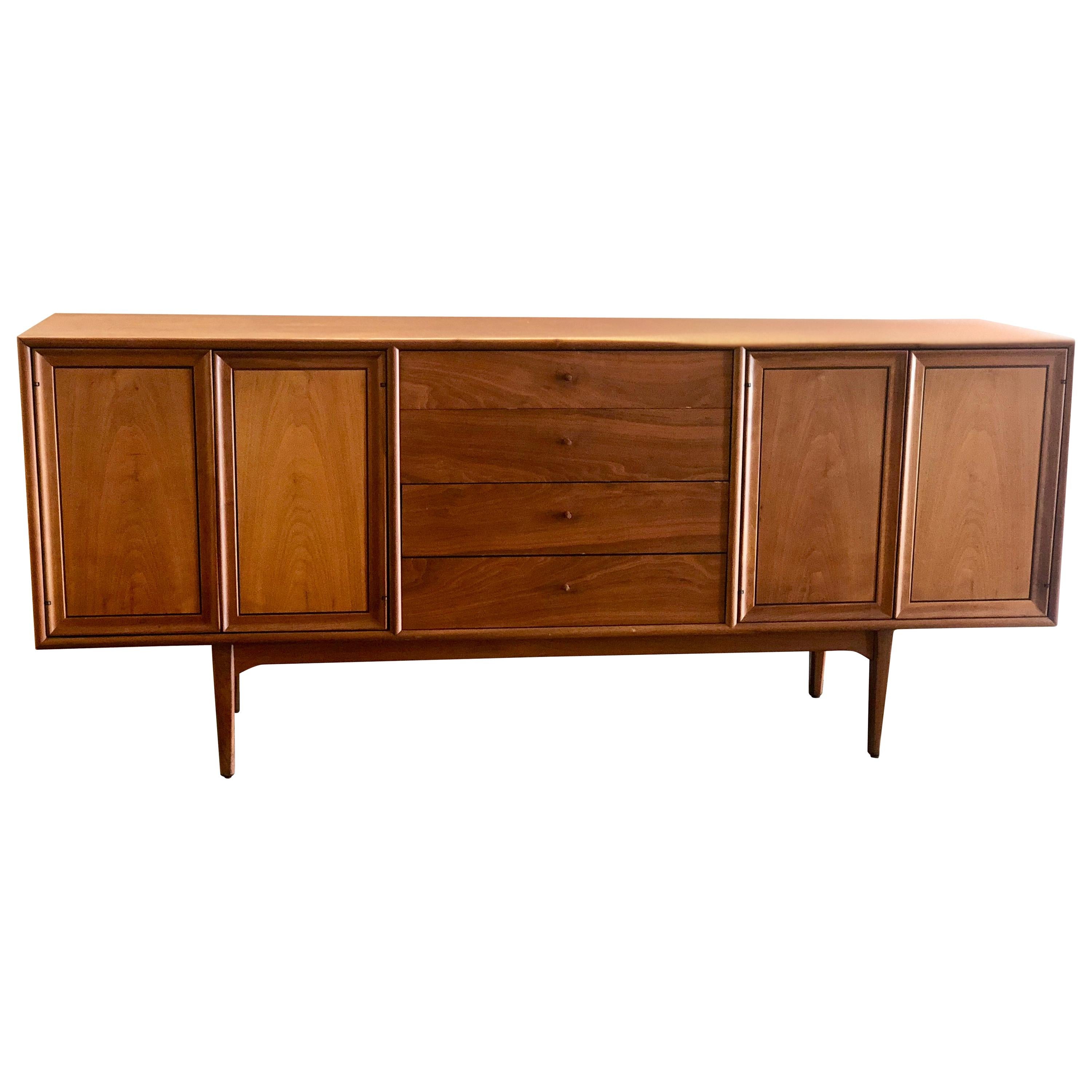 Kipp Stewart and Stewart MacDougal Walnut Large Credenza from Drexel