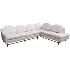 Hollywood Regency zusammengesetzte Sofas