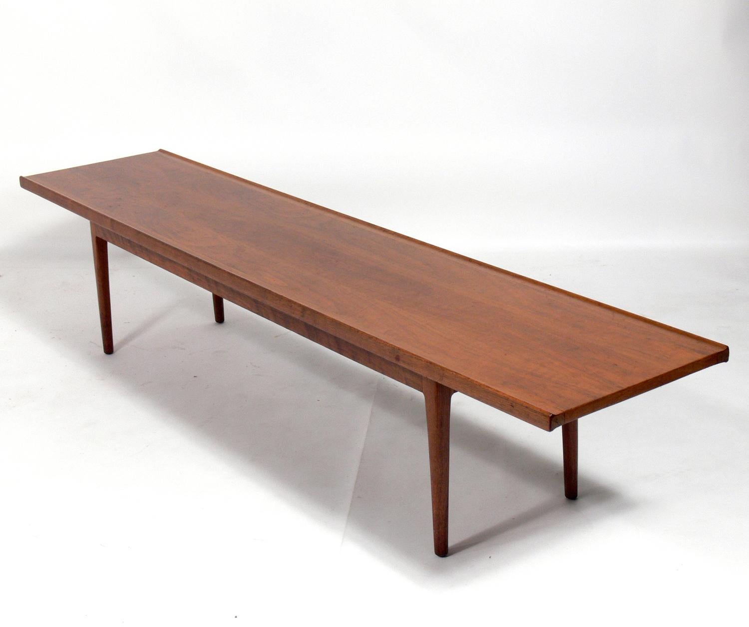 Mid-Century Modern Kipp Stewart Bench or Coffee Table