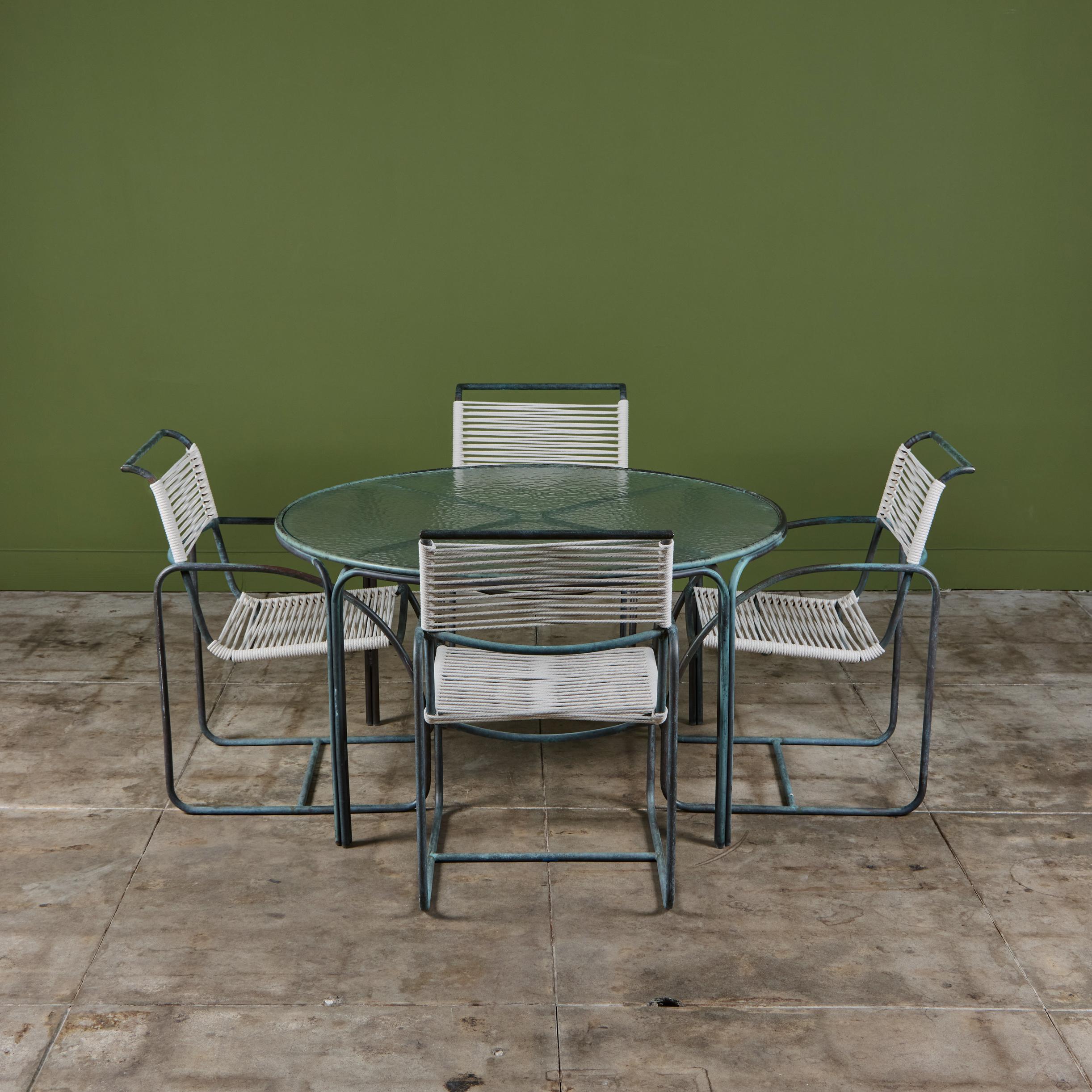 Kipp Stewart Bronze Patio Dining Set for Terra For Sale 13