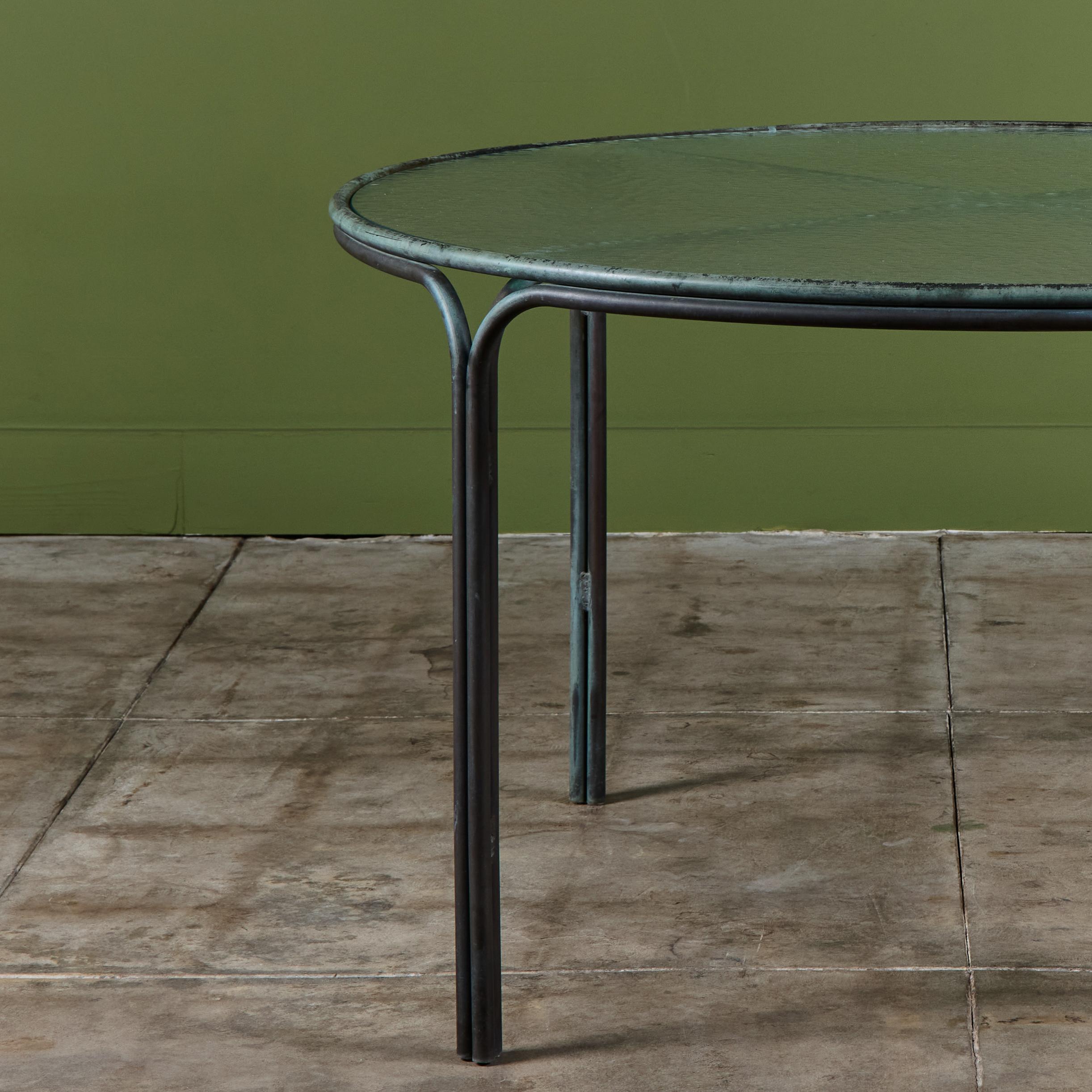 Kipp Stewart Bronze Patio Dining Table for Terra For Sale 2