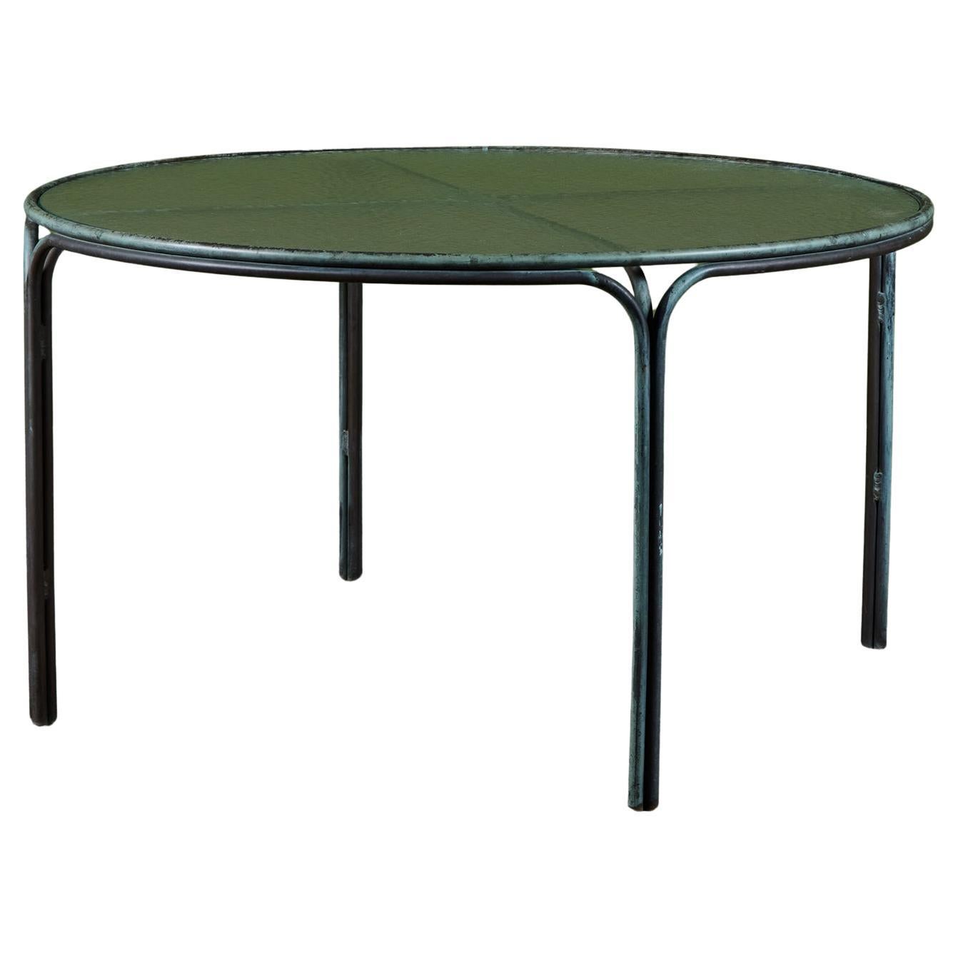 Kipp Stewart Bronze Patio Dining Table for Terra For Sale