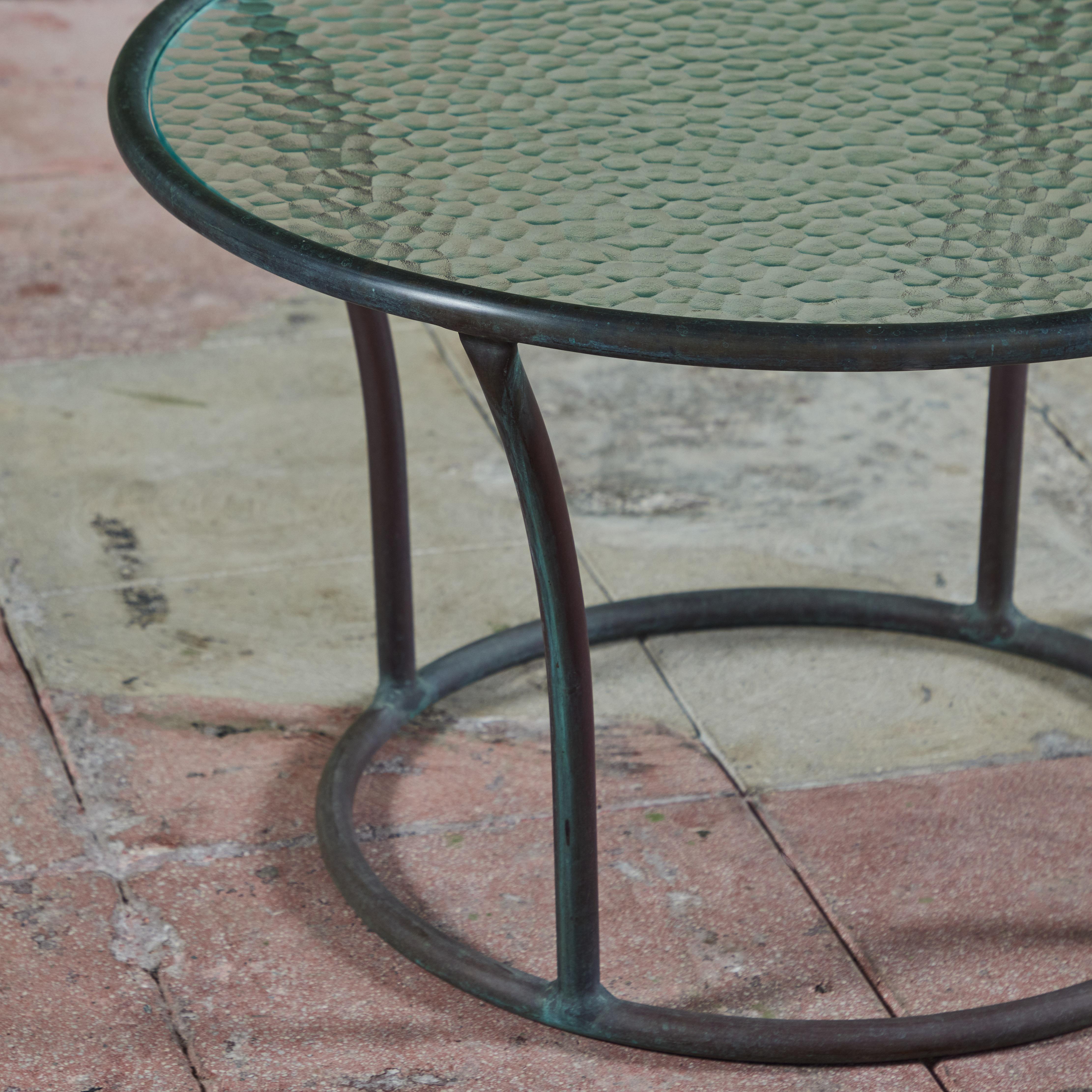 Kipp Stewart Bronze Patio Side Table for Terra 1