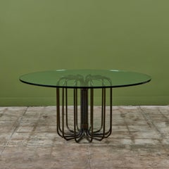 Kipp Stewart Bronze Tube Patio Dining Table for Terra