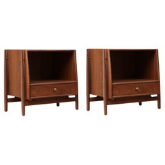 Vintage Expertly Restored - Kipp Stewart Floating Night Stands for Drexel