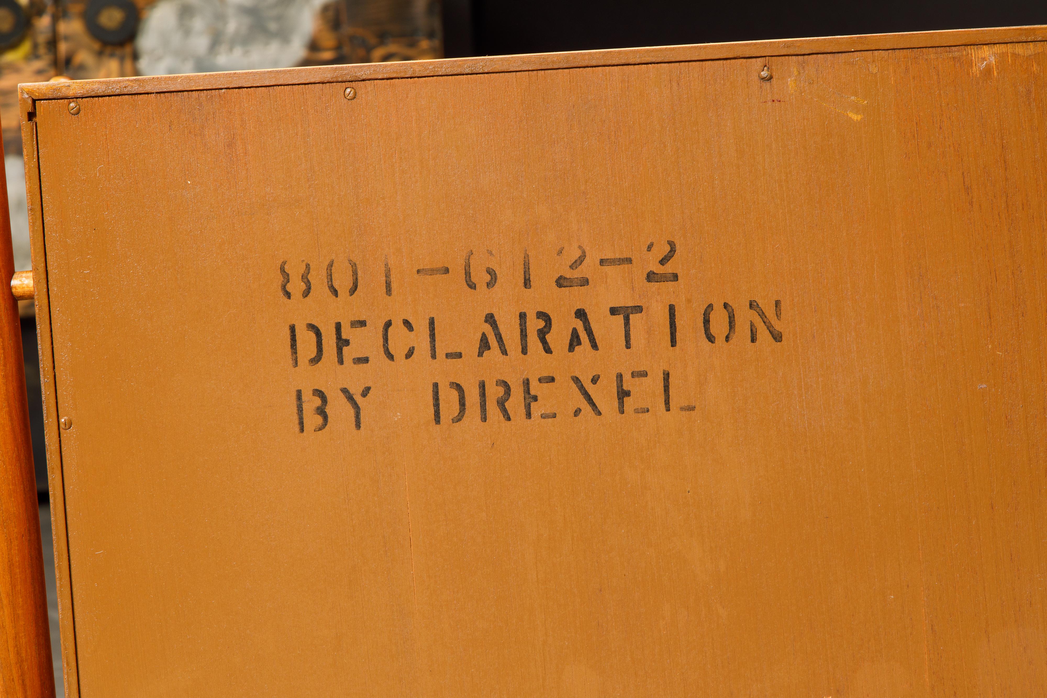 Kipp Stewart Declaration Floating Nightstand for Drexel, Refinished, Signed 12