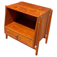 Kipp Stewart Declaration Floating Nightstand for Drexel walnut Mid Century
