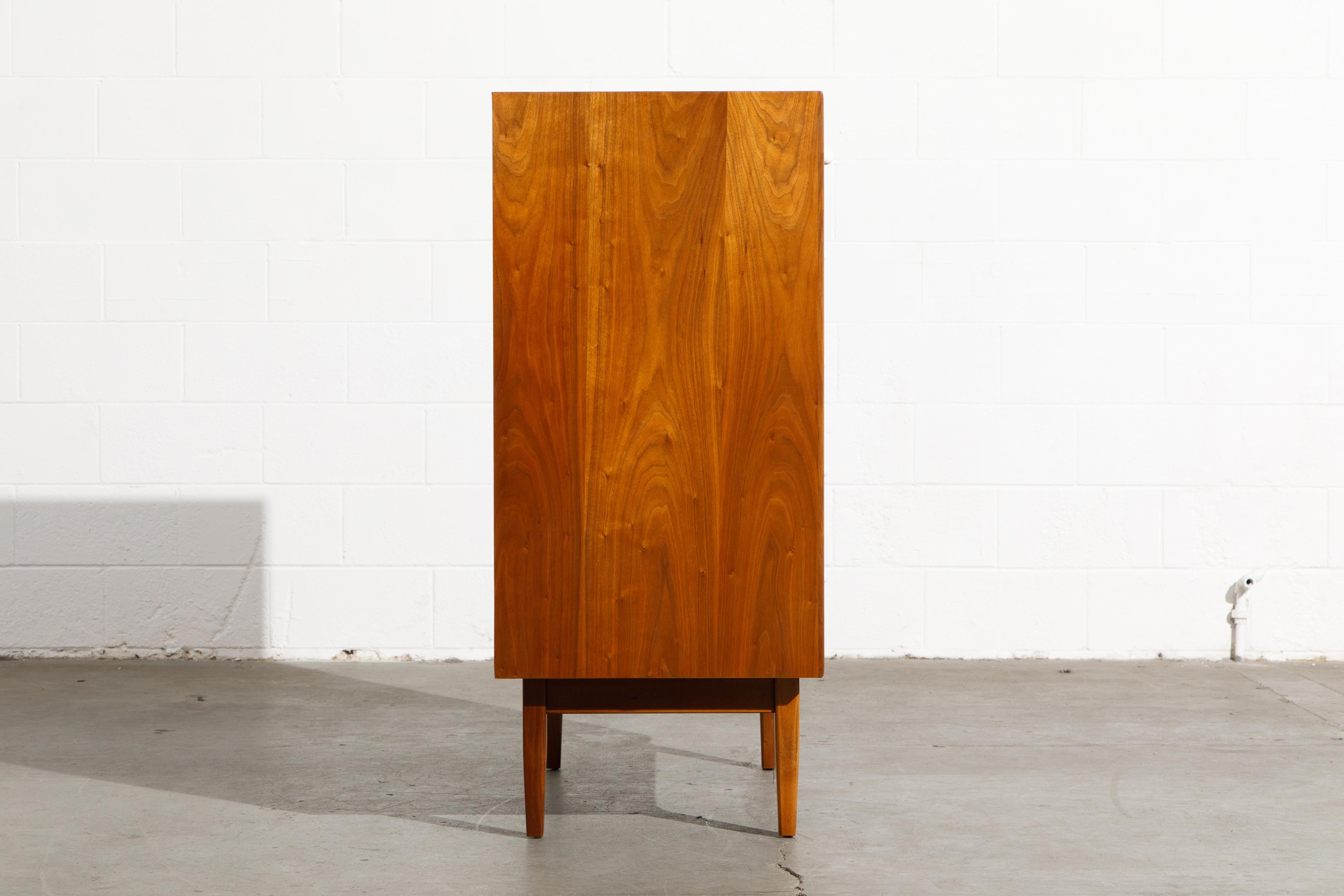 Mid-20th Century Kipp Stewart Declaration Highboy Dresser for Drexel, 1950s, Restored, Signed