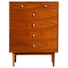 Kipp Stewart Declaration Highboy Dresser for Drexel, 1950s, Restored, Signed