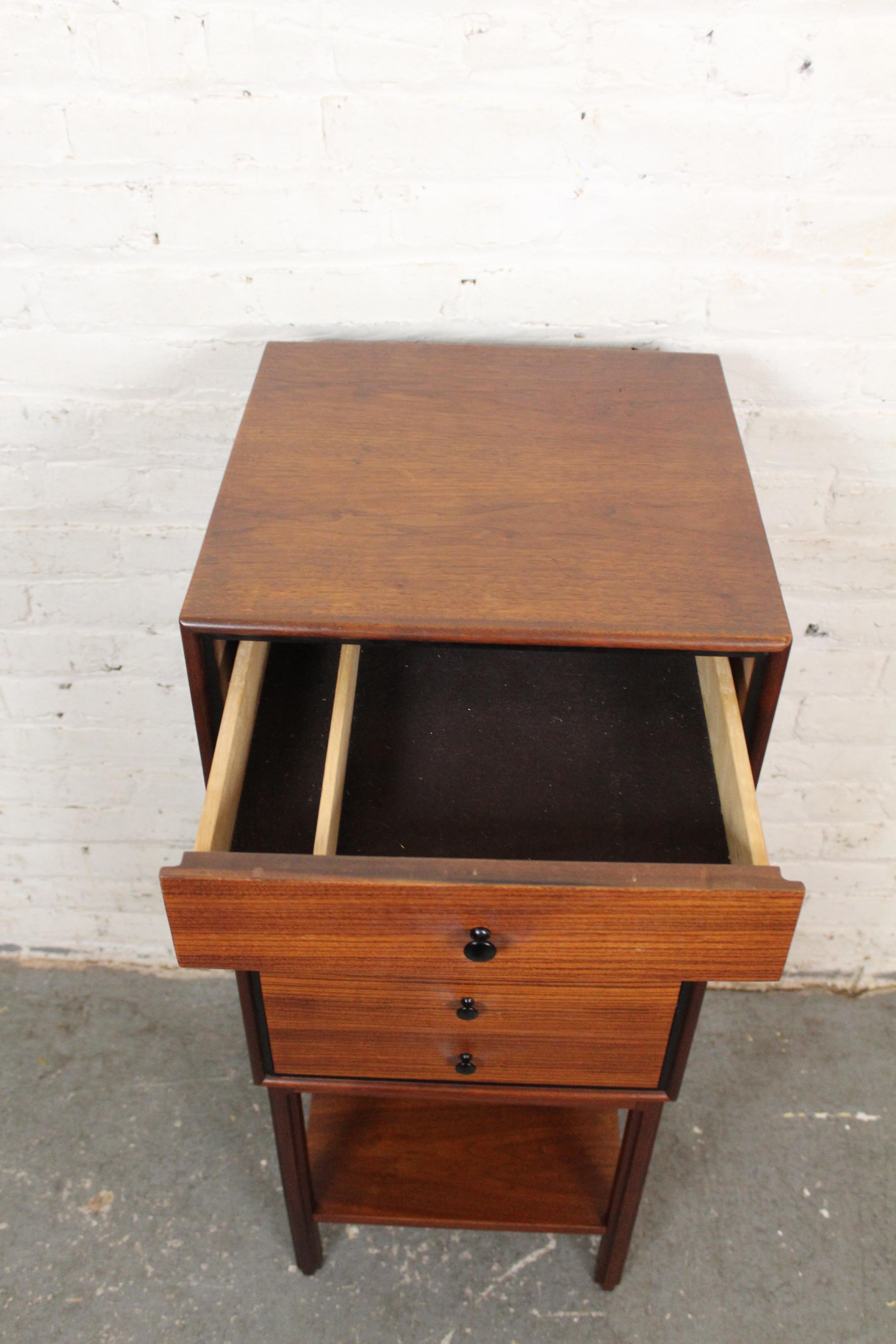 20th Century Mid-Century Standing Jewelry Chest by Kipp Stewart for Glenn of California For Sale