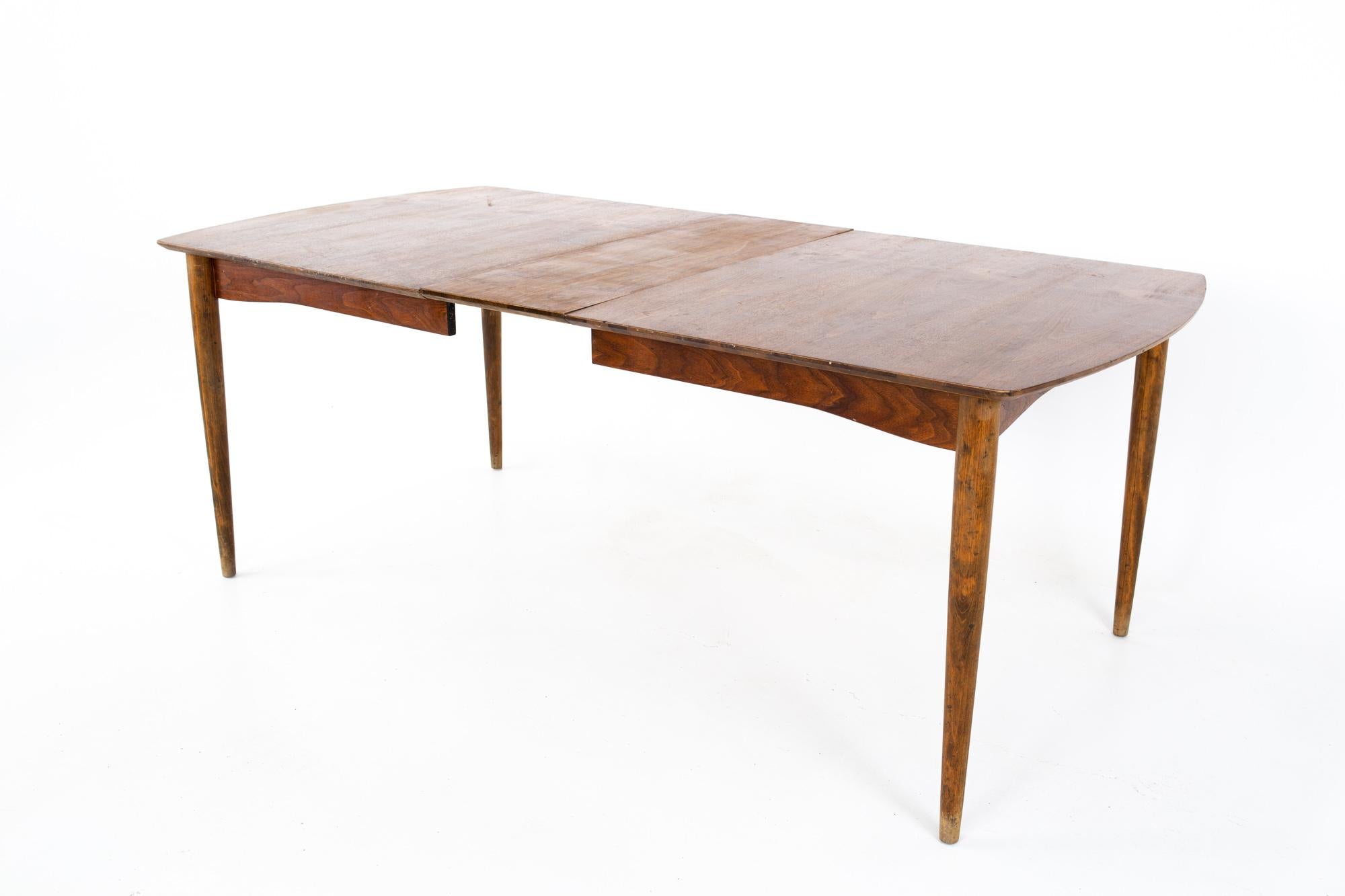 Kipp Stewart Drexel Declaration Style Morganton MCM 10 Person Walnut Table 4