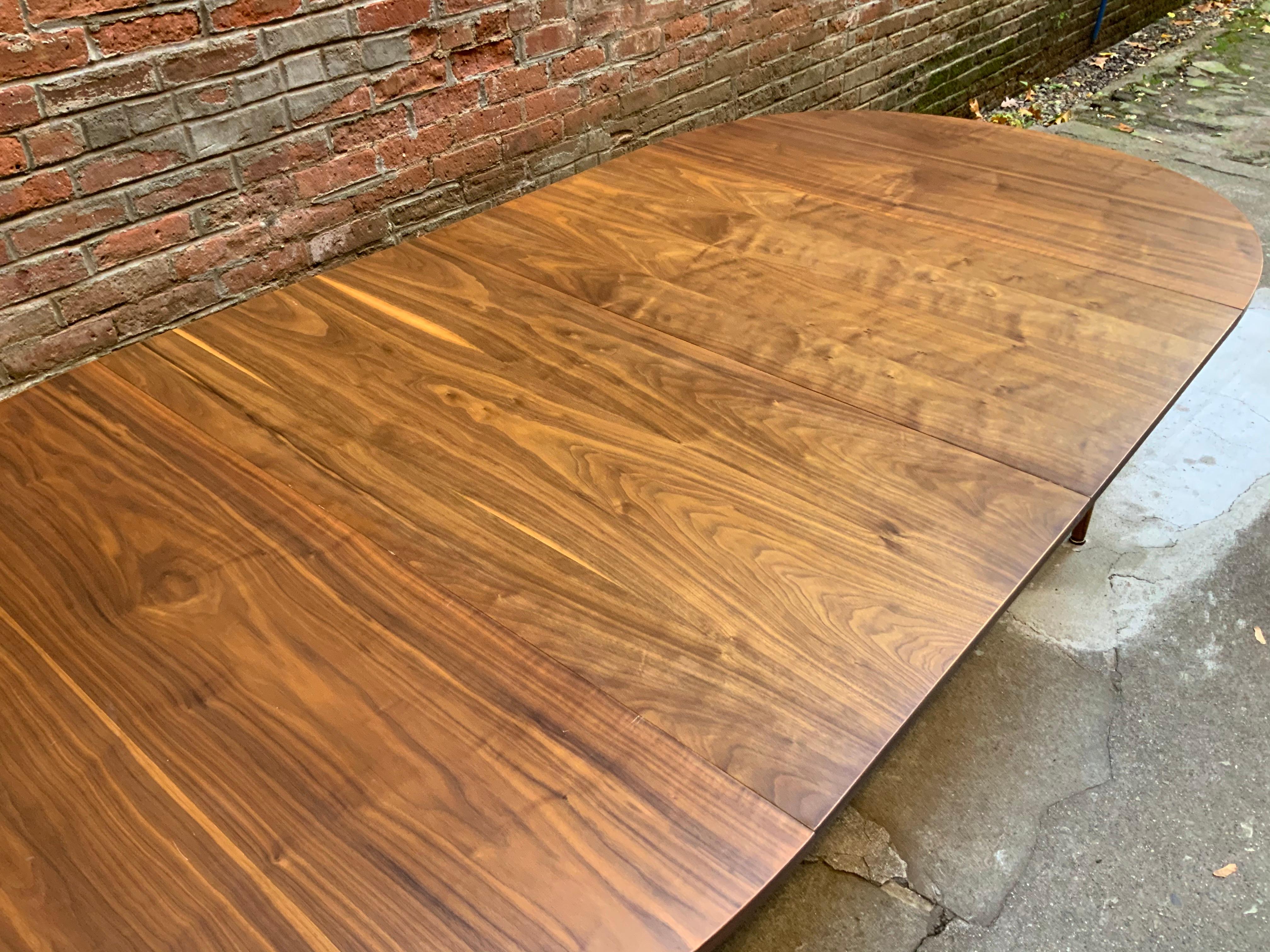 Mid-20th Century Kipp Stewart Drexel Declaration Walnut Dining Table