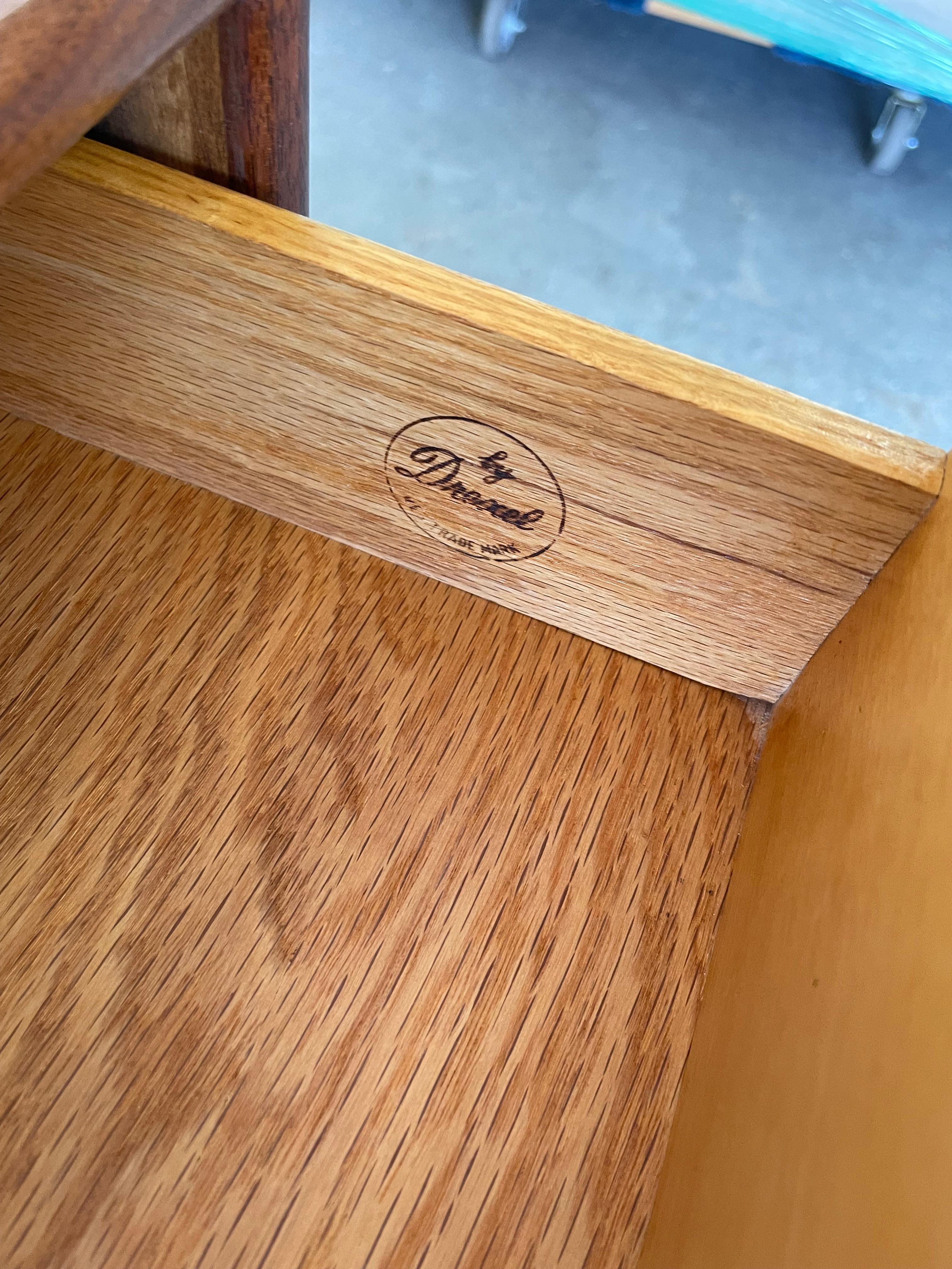 Kipp Stewart  Drexel  Mid Century Modern  Walnut 10 drawer dresser 6