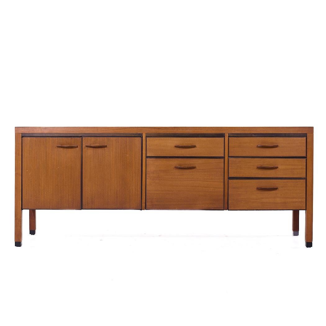 Kipp Stewart for Calvin Furniture Directional Mid Century Walnut Banded Credenza

This credenza measures: 72 wide x 20 deep x 29.25 inches high

All pieces of furniture can be had in what we call restored vintage condition. That means the piece is