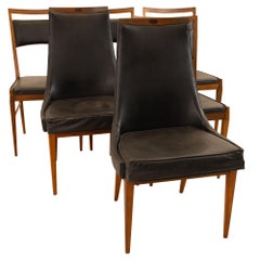 Kipp Stewart for Calvin Mid Century Dining Chairs, Set of 6