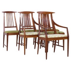 Kipp Stewart für Directional Mid Century Esszimmerstühle aus Nussbaum - 6er Set